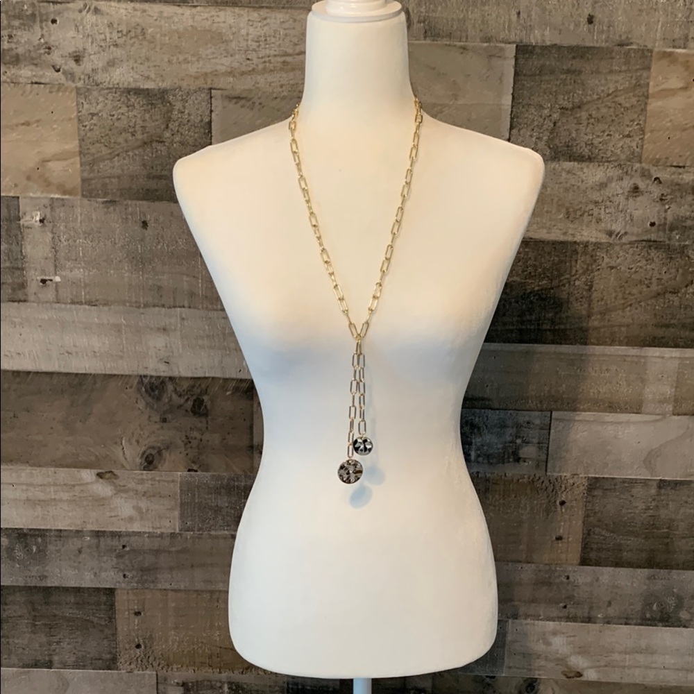 A New Day Paperclip Y Necklace